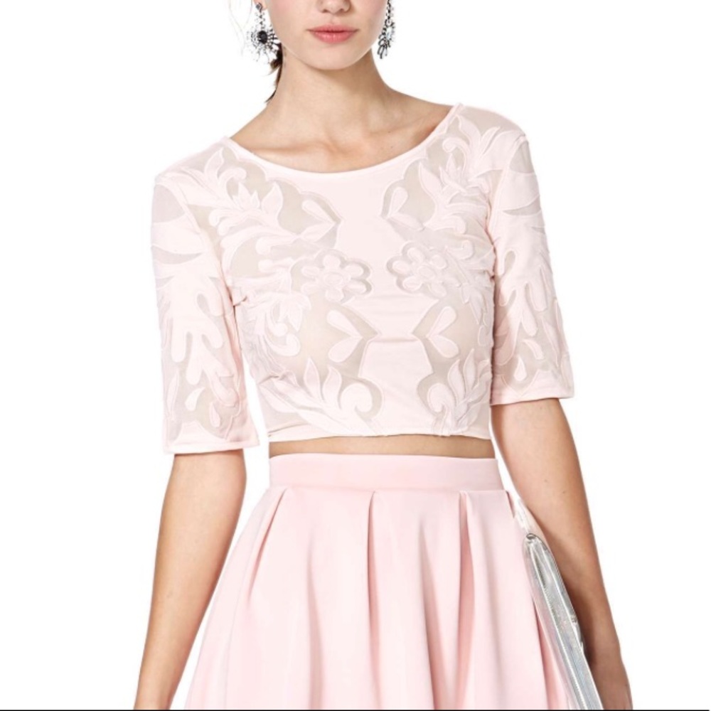 I mesh you crop top